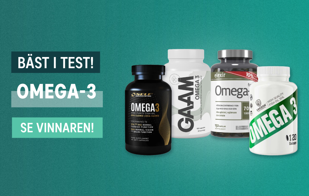 Vilket Omega-3 är bäst? Här hittar du Omega-3 bäst i test 2024 – Se vinnaren!